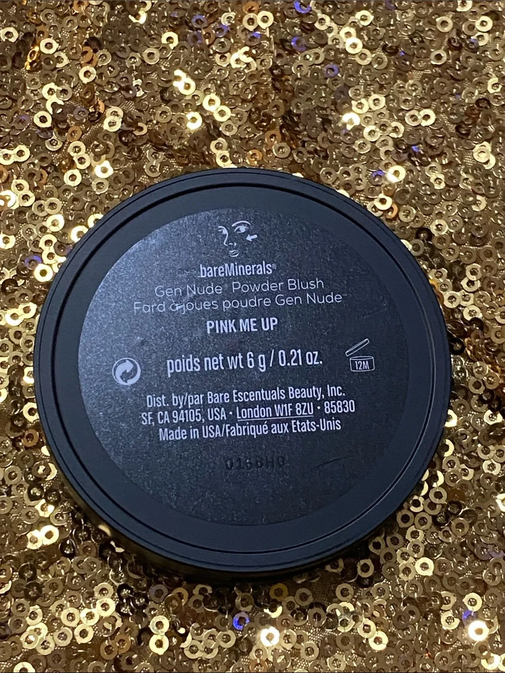 bareMinerals Gen Nude Powder Blush — Pink Me Up .21 oz NWOB